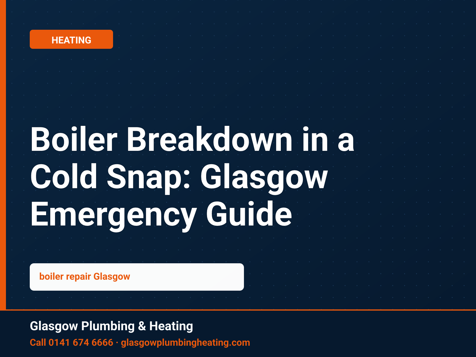 Boiler Breakdown in a Cold Snap: Glasgow Emergency Guide